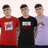 Round neck Combo Tshirts(2)-Printed