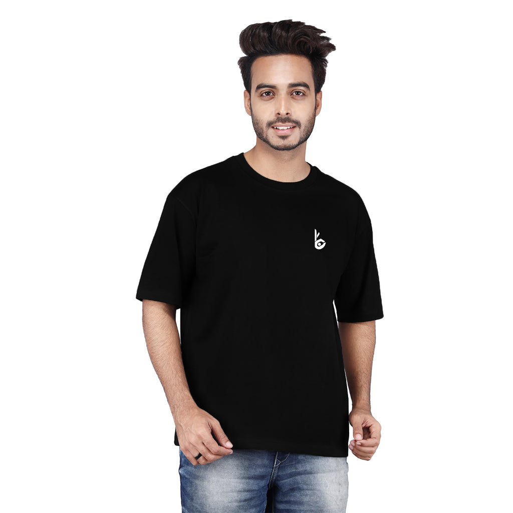 Cosmic Girl Black Oversized T-shirts