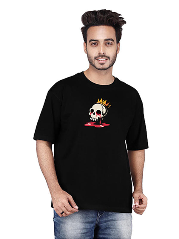 Cursed Empire Black Oversized T-shirts