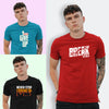 Unisex round neck Combo T-shirt (3)(Pack Of 3)