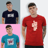 Unisex round neck Combo T-shirt (15)(Pack Of 3)