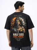 Full Force Black Oversized T-shirts