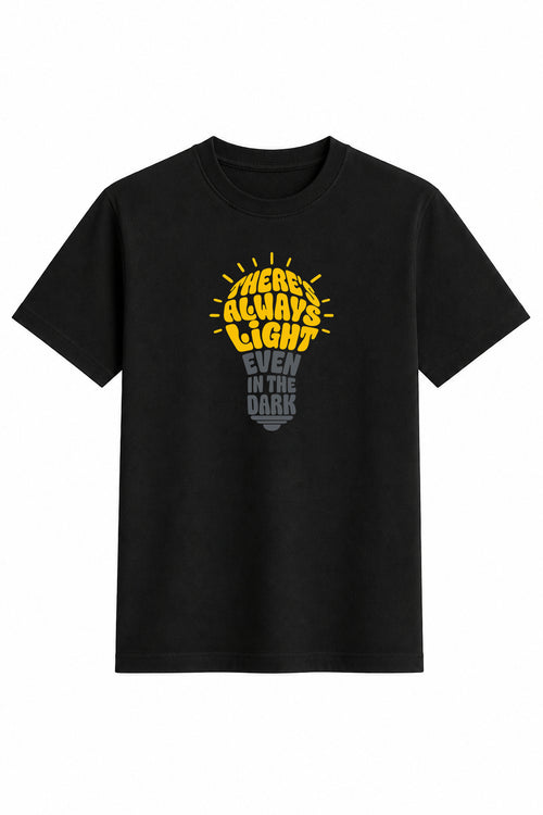 Always Light Regular Size Black T-shirts