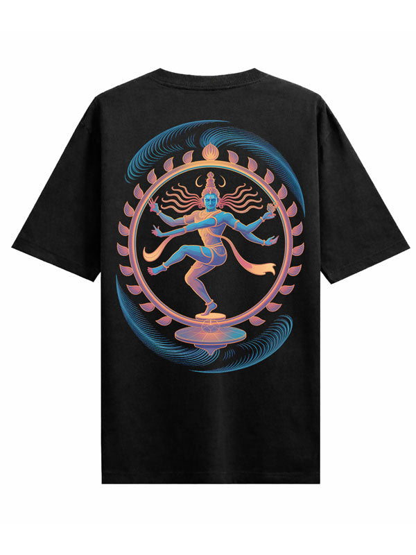 Natraj Black Oversized T-shirts