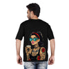 Rose girl - Oversize Streetwear Black T-shirt
