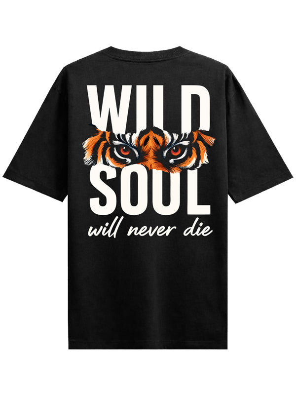 Wild Soul Black Oversized T-shirts