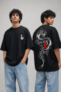 Dragon Black Oversized T-shirts