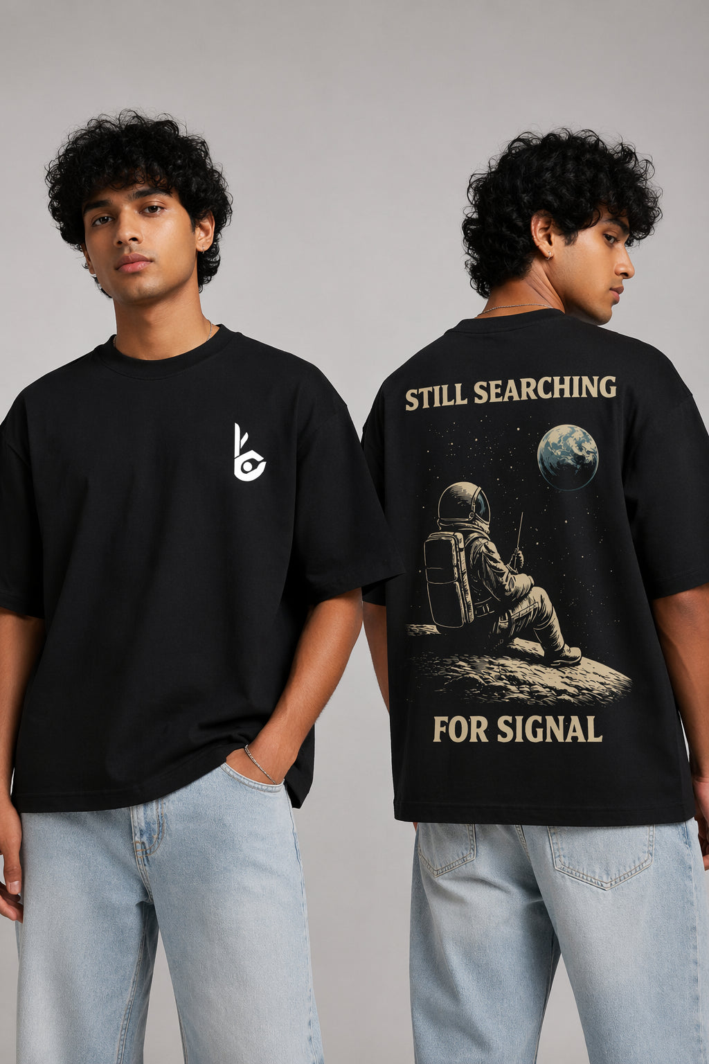 Signal Black Oversized T-shirts