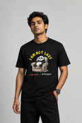Energy Efficient Regular Size Black T-shirts