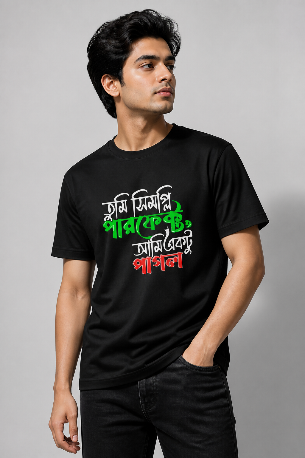 Tumi Simply Perfect Regular Size Black T-shirts