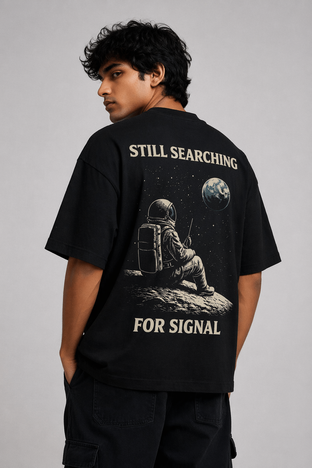 Signal Black Oversized T-shirts