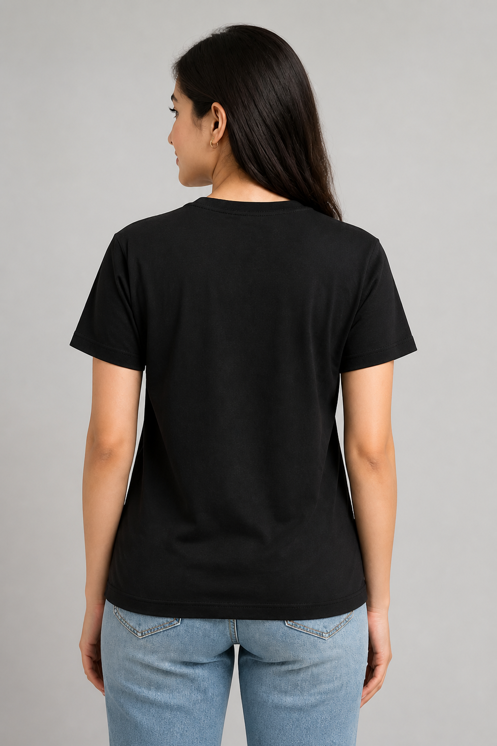 Amar Ami Bhison Dami  Regular Size Black T-shirts