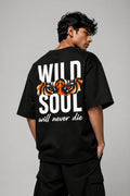 Wild Soul Black Oversized T-shirts