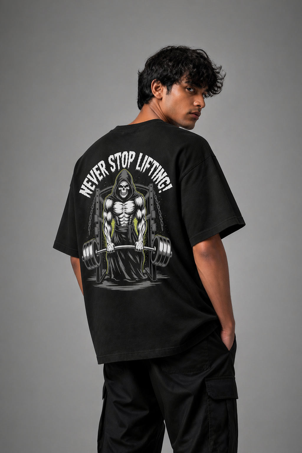 Lifting Black Oversized T-shirts